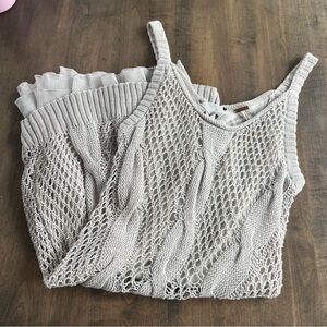 Free People Crochet Mini Dress